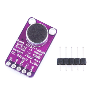 Adjustable Gains Microphone Amplifier Module MAX9814 With 2.7V 5.5V Power Ranges For Auditory Recording Applications