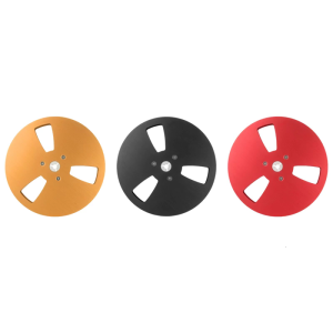 7Inch Empty TapeReel Aluminum Spools For 1/4Inch Studers Tape 3Holes Nabs Open Spools Precise Fit For Studio Recording