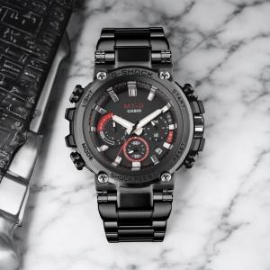 Jam Tangan Pria B1000 Rantai Stainless Steel Chrono Tanggal Aktif Tahan Air Gransi Resmi 1 Tahun