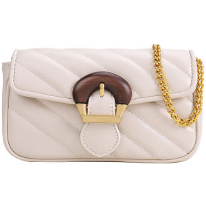 Korean Crossbody Bag Fashion Shoulder mini Bag 新款潮轻奢夏天女包百搭小香风绣线链条设计感斜挎迷你小包包