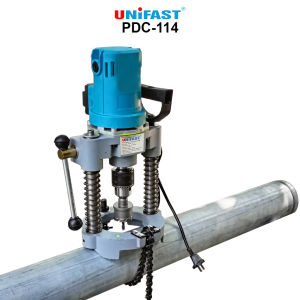 Máy Khoan Lỗ Ống Kim Loại UNIFAST PDC114 | Khoan Ống Tròn Thép Inox Đến Φ114mm