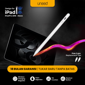 Uneed Active Stylus Pen with Magnetic Wireless Charging for iPad - USY106