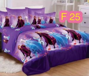 ชุดผ้าปูที่นอนครบชุด มีผ้านวม ขนาด 3.5 / 5 / 6 ฟุต ลายเจ้าหญิง FROZEN เอลซ่า การ์ตูนเด็กผู้หญิง ชุดเครื่องนอน6 ชิ้น ชุดผ้านวม เก็บเงินปลายทาง