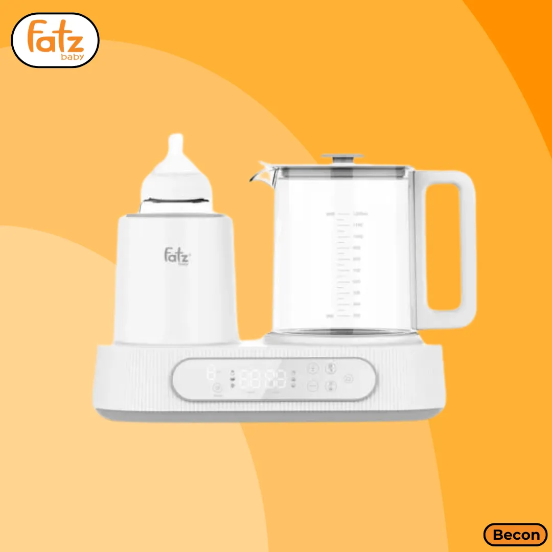 Máy đa năng điện tử Fatz Baby Multimax 9 FB9510HB, lắc sữa/đun & hâm nước pha sữa, dung tích 1200ml:5826