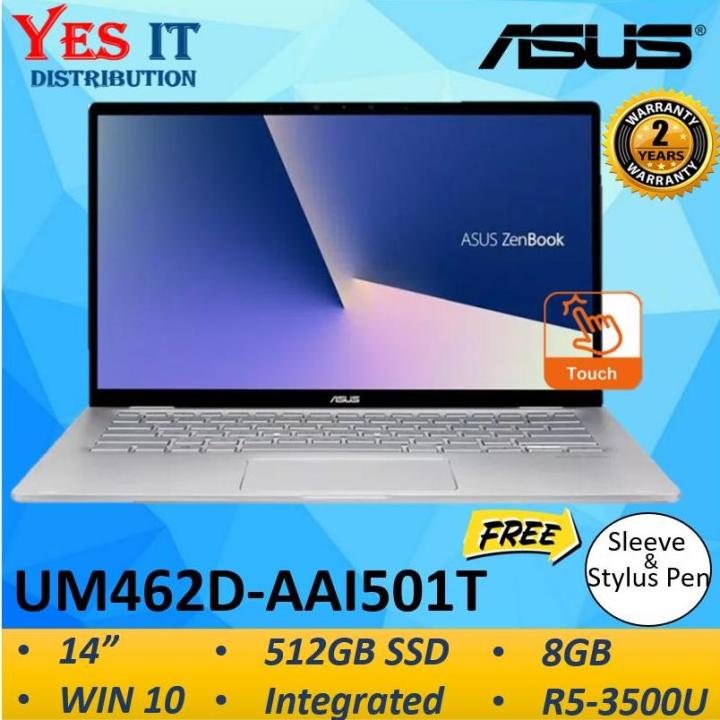 Asus Zenbook Flip 14 UM462D-AAI501T 14 FHD Touch Laptop