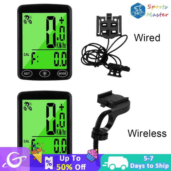 Wireless Bicycle Computer with Backlight & Multi-Functions Mountain ...