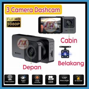 NA - KAMERA MOBIL 3 KAMER FULL HD LAYAR 2IN DVR MOBIL DASHCAM S103
