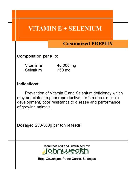 ENHANCE IMMUNE RESPONSE AND FERTILITY VITAMIN E + SELENIUM FOR SHEEP