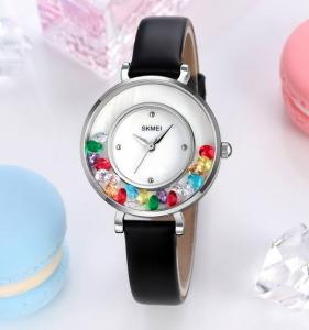 COD/BAYAR DITEMPAT Jam Tangan wanita skmei 2041 kulit gem stone original