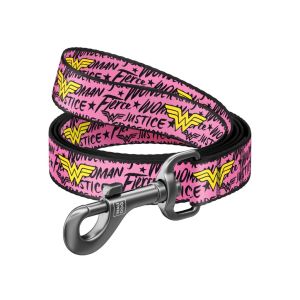 WAUDOG Nylon Dog Leash | DC Comics Superhero Designs | Soft Nylon for Small to Large Dogs 1.22m