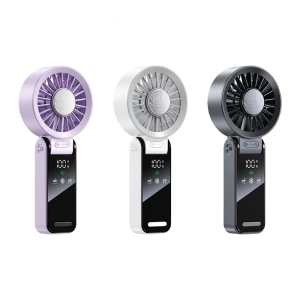 Air Cooling Fan Pocket Fan Foldable Small Desk Fan Handheld Quiet Fan 100 Speed Adjustable Plastic Texture for Children