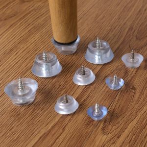 [HCM] 10 cái Bọc Chân Ghế sofa Chống Trầy / Giảm Tiếng Ồn / Chống Trượt Bằng Silicon Trong Suốt -GL314
