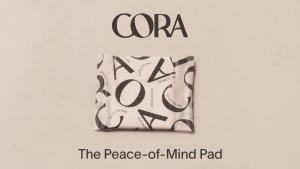 Cora 100% Organic Cotton Topsheet Pads Multipack Reg and Overnight (46 Ct)