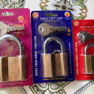 Ổ khoá treo đồng ổ khoá cửa Việt Tiệp 4p(0138M) 5p(0152M) 6p(0163M)