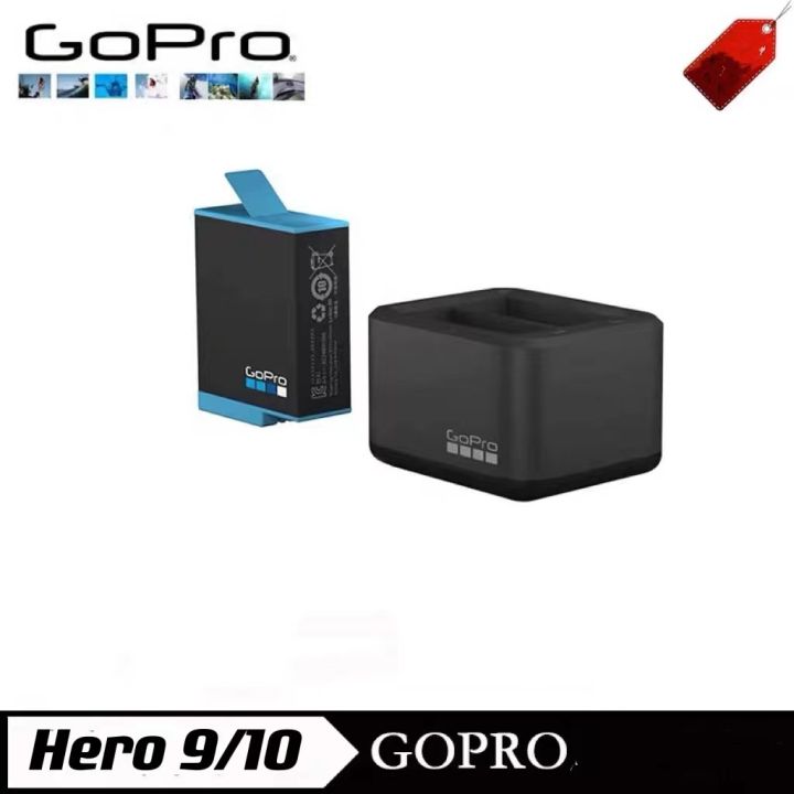 Original GoPro Dual Battery Chager + Battery for GoPro Hero 12 Hero 11 ...