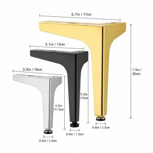 10/15CM Table Leg Solid Steel Furniture Leg For Cabinet Support