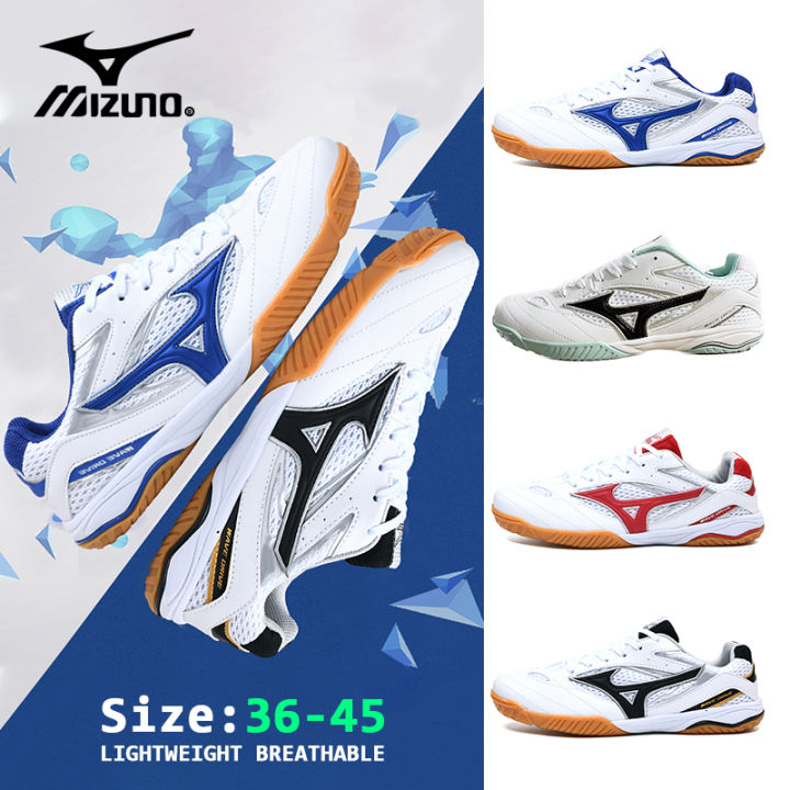 SIZE 36 45 Mizuno Men s and women s Universal Large Size Outdoor Non slip Badminton Shoes Fashion Table Tennis Shoes Breathable Training Shoes Ventilate 2024 Lazada Singapore