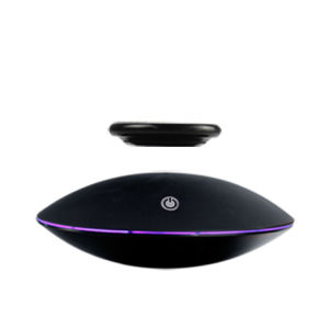 Magnetic Levitation Display Stand Black Flying Saucer Floating Shelf 300G Capacity ABS Patented for Action Figure Collectibles Home Decoration Gift