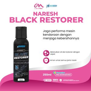 Naresh - Penghitam Body Motor / Dasboard Mobil Permanen 100ml