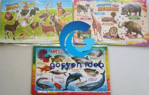 Paket Hemat Mainan Puzzle Belajar Anak Isi 5 Puzzle Belajar Balita