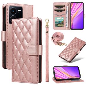 Cho Vivo Y35 Y22 y22s Y27 y36 y17s y19s Y100 Y200 Y28 Y16 y02s y33t y21t y21e Y21 y21s vỏ điện thoại từ thơm gió ví da mềm TPU vỏ Nắp gập Có khe cắm thẻ