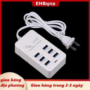 [COD] EHBqna 3PF Ship within 24 hours 1 cái chúng tôi cắm 6 cổng Multiport USB sạc 35W PD TypeC điện thoại di động sạc nhanh tường sạc TypeC USB HUB Adapter
