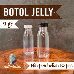 (90 PCS) Botol Jelly 100 ml 9GR Botol minuman 100 ml 9GR Botol Madu 100 ml Botol Plastik 100ml