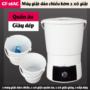 Máy giặt mini bán tự động DEKE XPB-45 kèm 2 xô giặt đồ trắng - giặt đồ cho bé - giặt giày dép - giặt đồ cho sinh viên người ở trọ