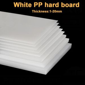 Thickness 1-20mm White Polypropylene PP Plastic Plate Food Grade Thick Rigid Sheet Waterproof Wear-Resistant Processing Material