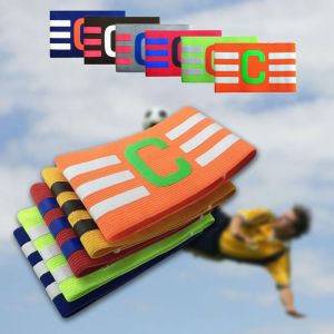 มืออาชีพ 1ชิ้น วิ่ง ปลอกแขนฟูตบอล การแข่งขัน ปลอกแขน C อุปกรณ์กีฬา ปลอกแขนกัปตัน อูปกรณ์ฟูตบอล ปลอกแขนกีฬา ปลอกแขนกัปตันทีมฟูตบอล