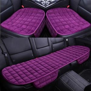 3PCS Car Seat Cover Universal Plush Non Slip Mat Cushion Set Chair Protector Auto Interior Accessori