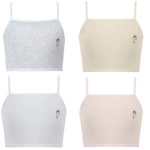 9-12 Years Childrens Breast Care Girls Bra Soft Cotton Teens Teenage Underwear Comfortable Wear Kids Vest