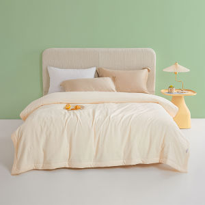Premium Lyocell Soybean Fiber Quilt Premium Summer Quilt Plain Color Blanket Silky and Antibacterial 150x200cm/200x230cm