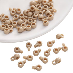 10/20Pcs 9x4mm Colorful Acrylic Hanging Hole Round Beads Charms for Jewelry Making DIY Bracelet Necklace Earrings Accessories