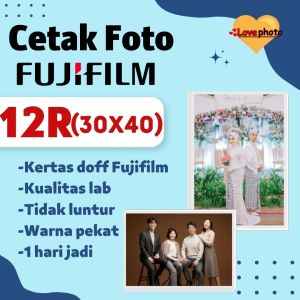 Cetak foto fujifilm Cetak 12R kualitas lab Full Print Mesin NORITSU Kualitas Terbaik Ter murah