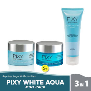 Paket Pixy White Aqua Series Promo Complete Skincare (3pcs/4pcs) Brightening Glowing Skin By Pixy