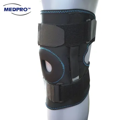 MEDPRO™ Hinged Knee Brace Adjustable Compression Knee Support Open Patella Knee Wrap MEDPRO MEDICAL SUPPLIES