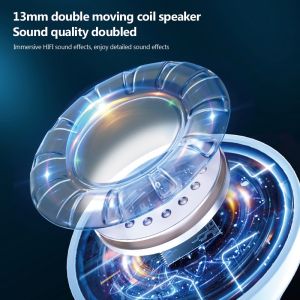 GOOJODOQ TWS Pro4 Wireless Headset Wireless Earbus Bluetooth 5.0 Kontrol Sentuh Earphone Nirkabel Dengan Mikrofon Pengisi Daya
