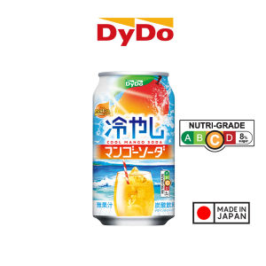 DyDo Mistio - Cool Mango Soda (350ml) | Carbonated Drink | Japanese Fruit Soda | Made in Japan