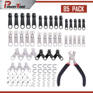 85pcs Metal Fix A Zipper Zip Slider Rescue Instant Repair Replacement Kit Widely Applications