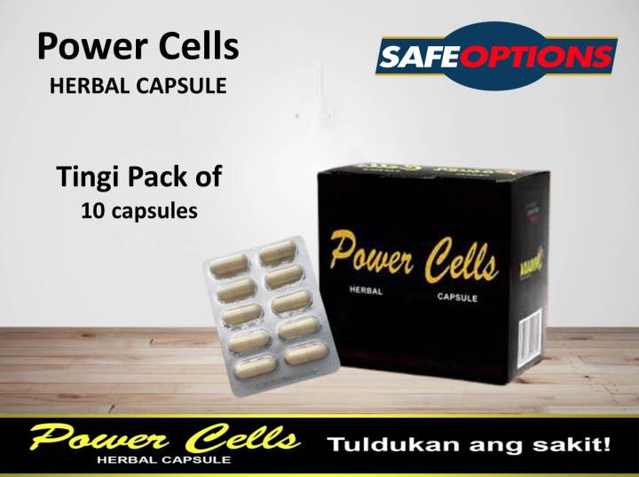 Authentic Power Cells Herbal Capsule (Tingi Pack of 10 Capsules