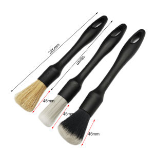Car Cleaning Brush 3 Pcs/Set Removable Car Wash Slit Brush Clean Seat Detail Brush For Cleaning