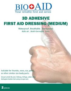 BioAid 3D Adhesive First Aid Dressing (Medium)