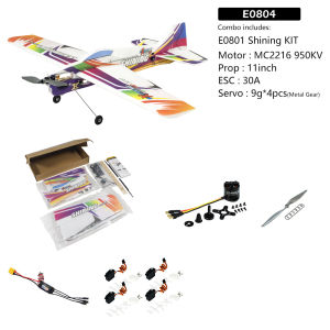 Real Hawk 980mm EPP Foam F3P Precision RC Airplane Kit 3D Indoor/Outdoor Aerobatic - Lightweight Easy Assembly for All Flyers