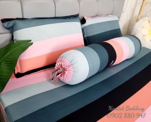 💕Ảnh Chụp Thật💕 Trọn Bộ Ga Gối Thun Hàn Quốc Thoáng Mát Mềm Mịn Không Nhăn Xù Bền Đẹp Giá Rẻ _ Nemtot Bedding