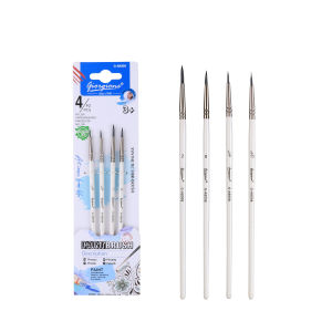 Bộ cọ vẽ thân trắng thương hiệu Giorgione nhiều phân loại – Hàng cao cấp
