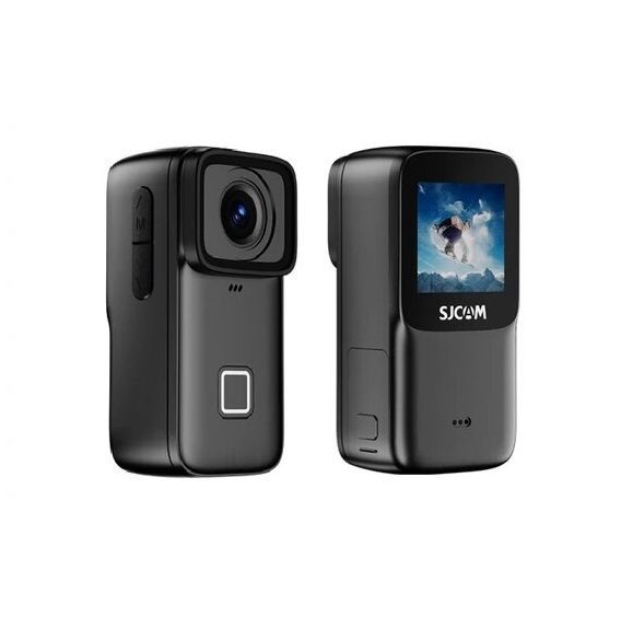 SJCAM Action Cam C200PRO 4K30FPS mit Touchscreen, Antivibration, 135° Weitwinkel, wasserdicht bis 40M, tragbare Sportkamera mit Zubehör-Set - geeignet für Helm und Fahrrad