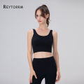 Reytorrm Sport Bra Push Up BH Pakaian Olahraga Kekuatan Tinggi Shockproof Fitness Vest Running Yoga Bra（WX015). 