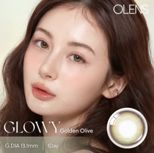 OLENS Glowy 1Day Golden Olive 20P + Case