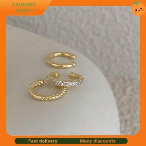 ❣️❣️❣️ 3Pcs Simple Round Wrap Earrings Cartilage Ear Clip No Pierce Cartilage Earrings Ear Cuff